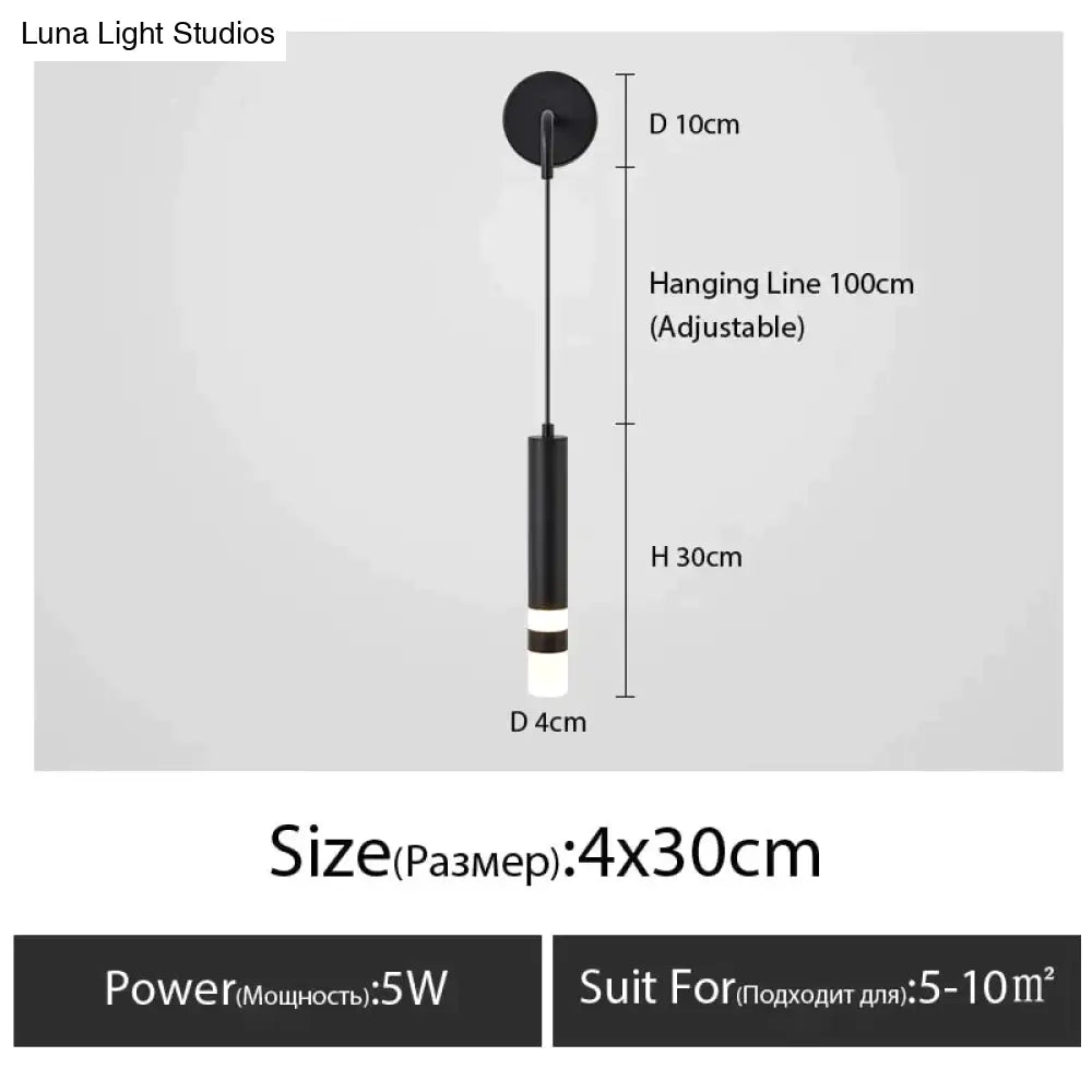 DecorBites™ Minimalist Creative Luxury  Bedroom bedside wall lamp with spotlight