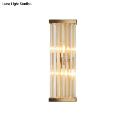 DecorBites™ Minimalist Crystal Wall Sconce with 2 Bulbs for Living Room Lighting