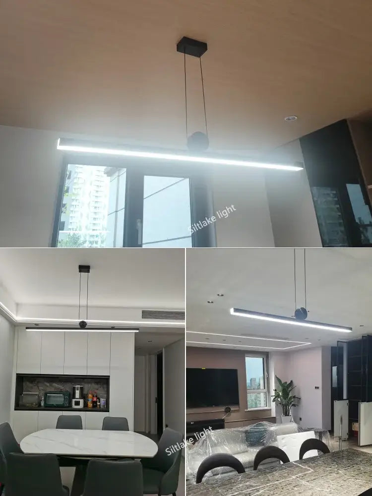 Minimalist black chandelier dining room pendant light