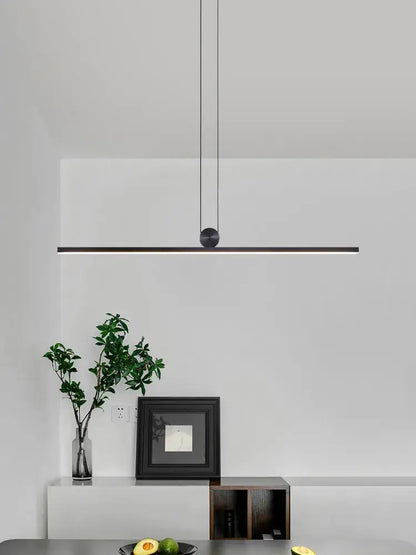 Minimalist black chandelier dining room pendant light