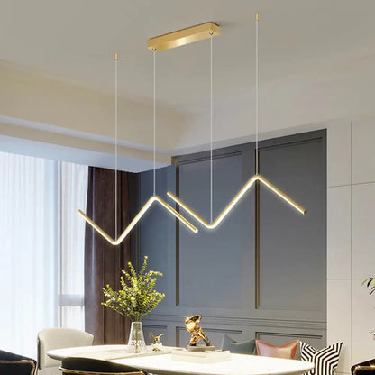 DecorBites™ Minimalist Double Z-Shaped LED Island Light Fixture