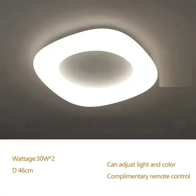 Minimalist frosted white cloud led pendant light for home office
