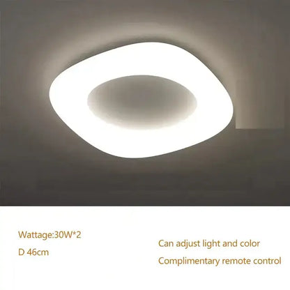 Minimalist frosted white cloud led pendant light for home office