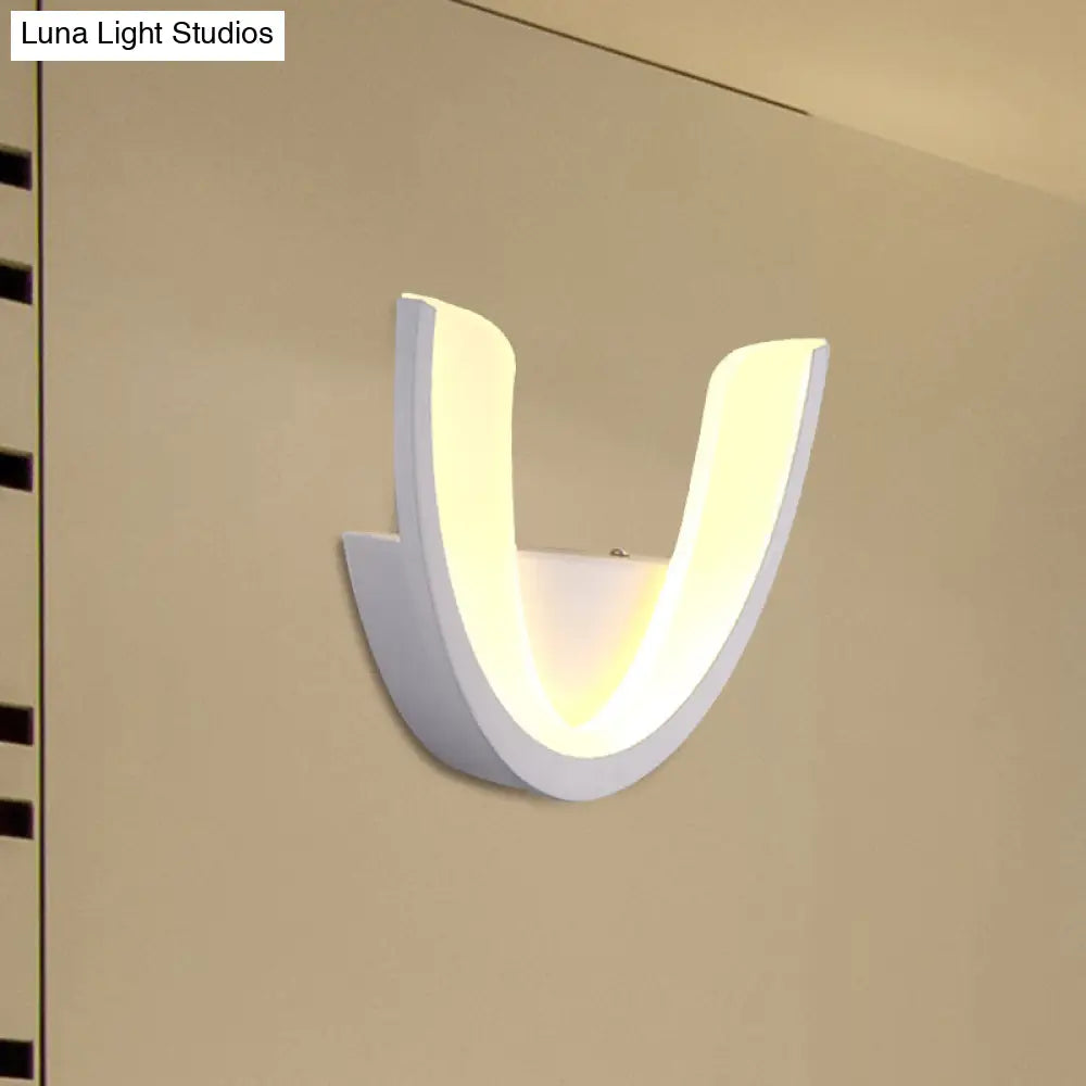DecorBites™ Minimalist Geometric LED Wall Sconce – Warm/White Light