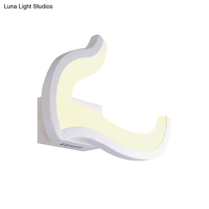 DecorBites™ Minimalist Geometric LED Wall Sconce – Warm/White Light