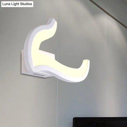 DecorBites™ Minimalist Geometric LED Wall Sconce – Warm/White Light