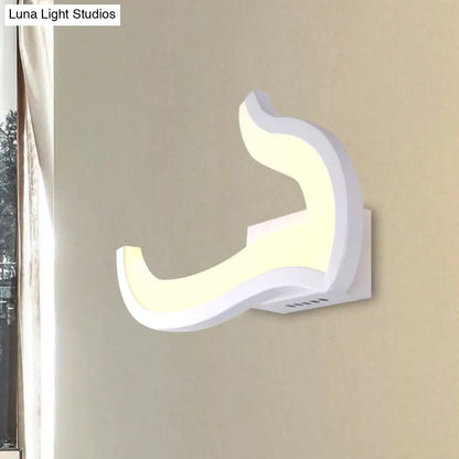DecorBites™ Minimalist Geometric LED Wall Sconce – Warm/White Light