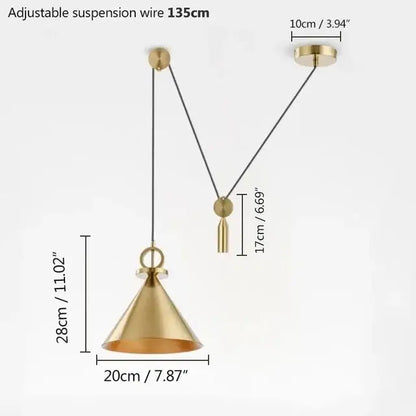Minimalist gold adjustable linear pendant lights dining room