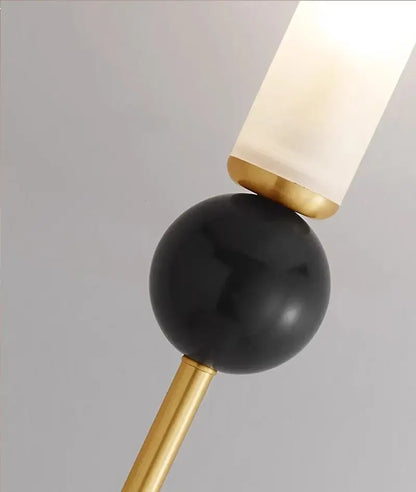 Minimalist gold copper wine corridor wall lamp bedroom sconce