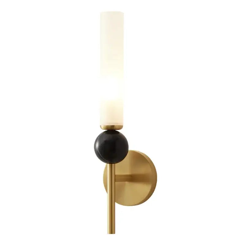 Minimalist gold copper wine corridor wall lamp bedroom sconce