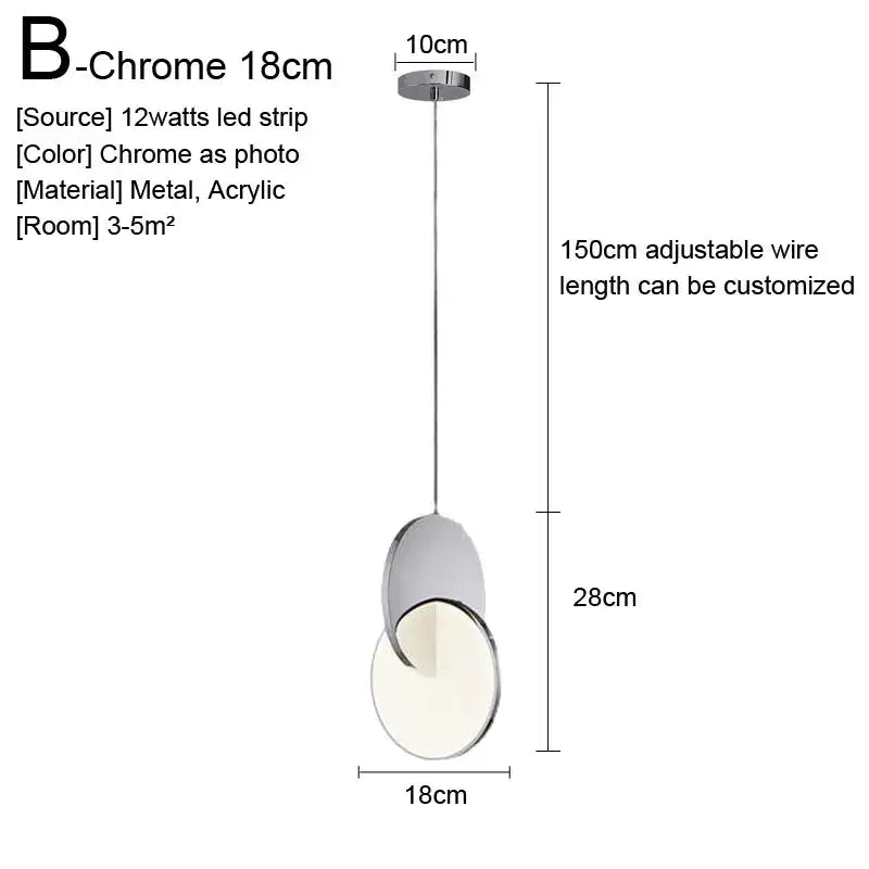 Minimalist gold nordic pendant lights kitchen glass shade decor