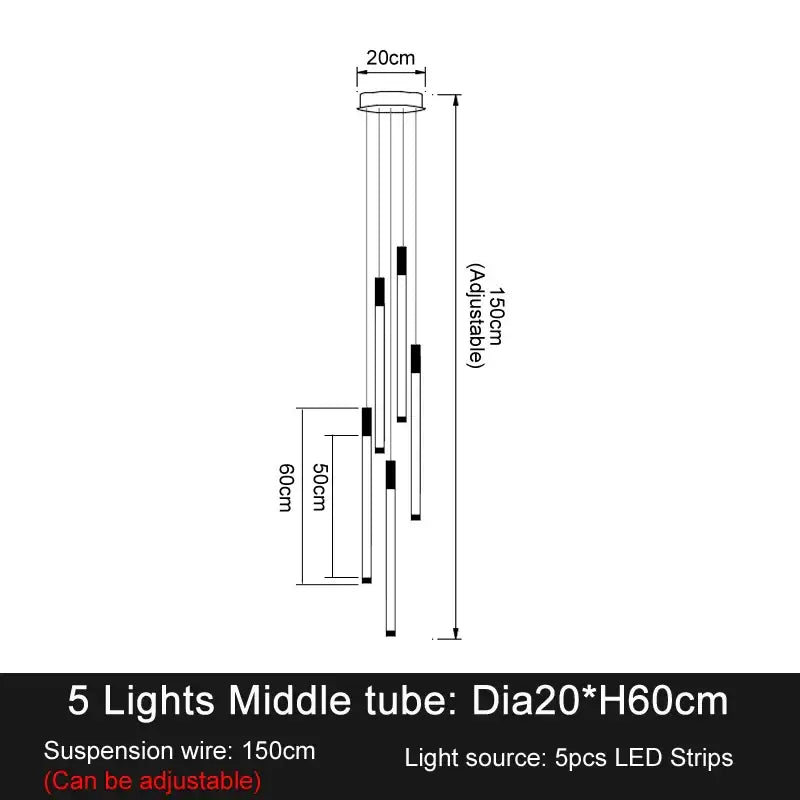 Minimalist gold & white elegant led chandelier for living room