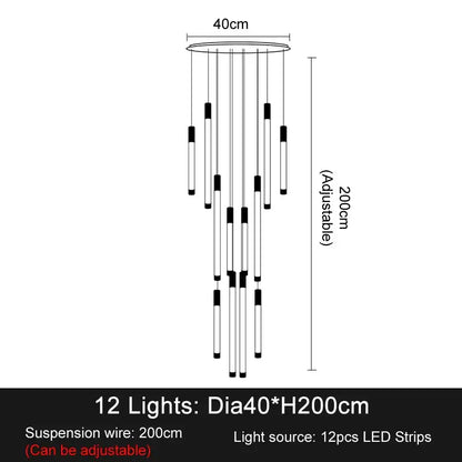 Minimalist gold & white elegant led chandelier for living room