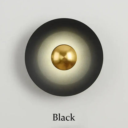 Minimalist golden macaroon led wall lamp bedroom ambient light