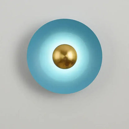 Minimalist golden macaroon led wall lamp bedroom ambient light