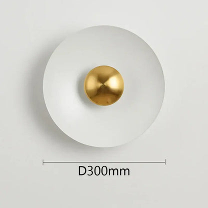 Minimalist golden macaroon led wall lamp bedroom ambient light