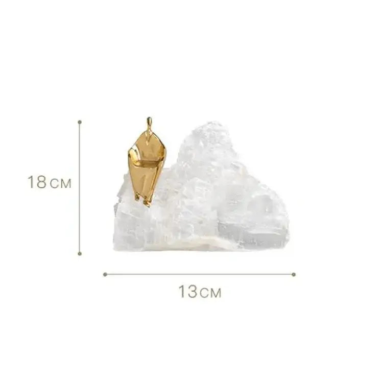Minimalist golden man sculpture bookends living room home decor