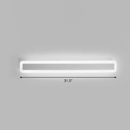DecorBites™ Minimalist LED Bar Vanity Light for Bathroom - White Acrylic Wall Mount