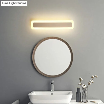 DecorBites™ Minimalist LED Bar Vanity Light for Bathroom - White Acrylic Wall Mount