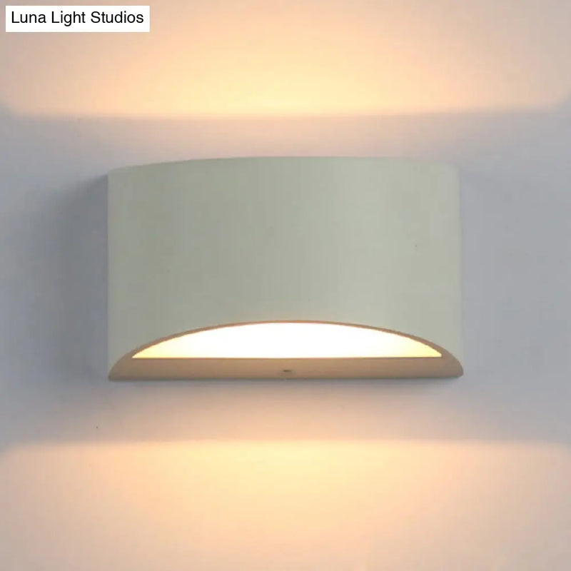 DecorBites™ Minimalist LED Wall Light - Metal Geometric Design | Warm/White Light Options