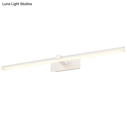 DecorBites™ Minimalist LED Wall Mount Light Fixture - Stick Shaped Bathroom Vanity Lighting in Acrylic