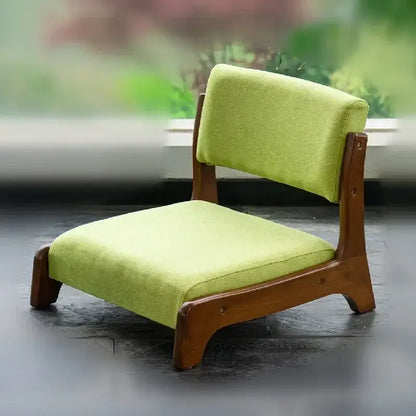 Minimalist light gray legless tatami chair living room meditation seat