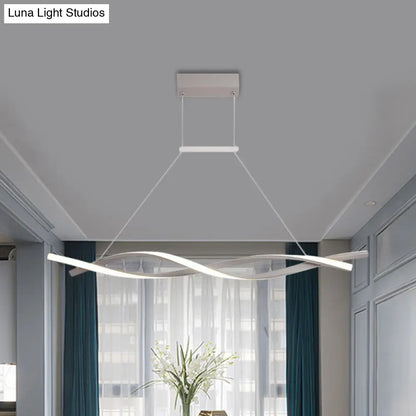 DecorBites™ Minimalist Linear LED Pendant Light for Restaurants with Acrylic Shade - Black/Grey, Warm/White