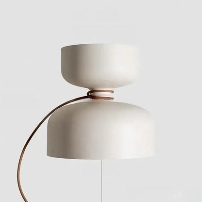 Minimalist matte black & off-white pendant light dining room forged iron