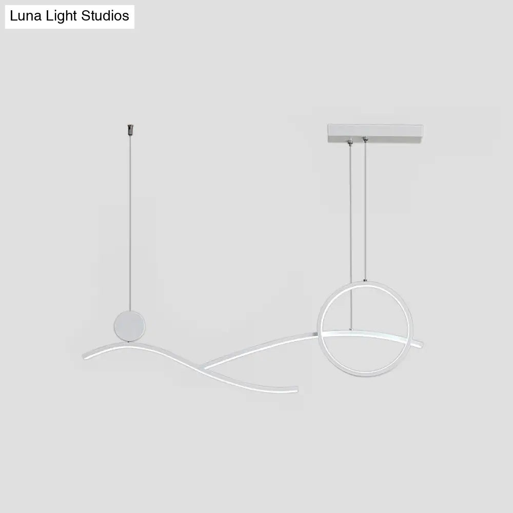 DecorBites™ Minimalist Metal LED Hanging Light for Dining Room and Kitchen Island
