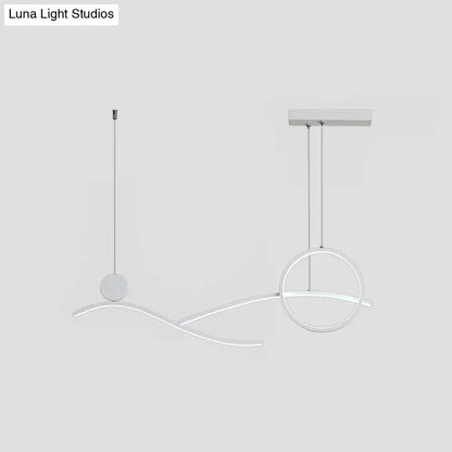 DecorBites™ Minimalist Metal LED Hanging Light for Dining Room and Kitchen Island