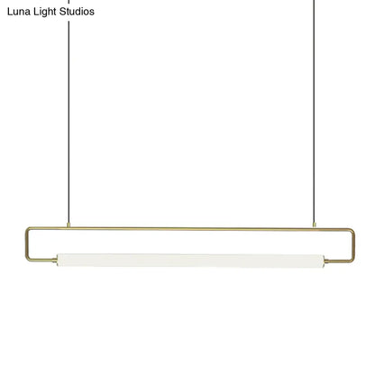 DecorBites™ Minimalist Metal LED Pendant Light for Dining Room Island Ceiling
