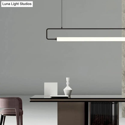DecorBites™ Minimalist Metal LED Pendant Light for Dining Room Island Ceiling