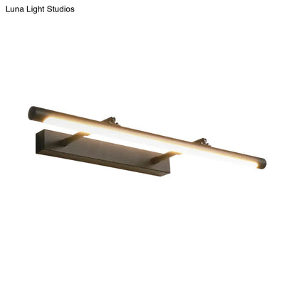 DecorBites™ Minimalist Metal Vanity Light – 16.5"/24.5" Wall Mounted LED Sconce in Warm/White for Restroom