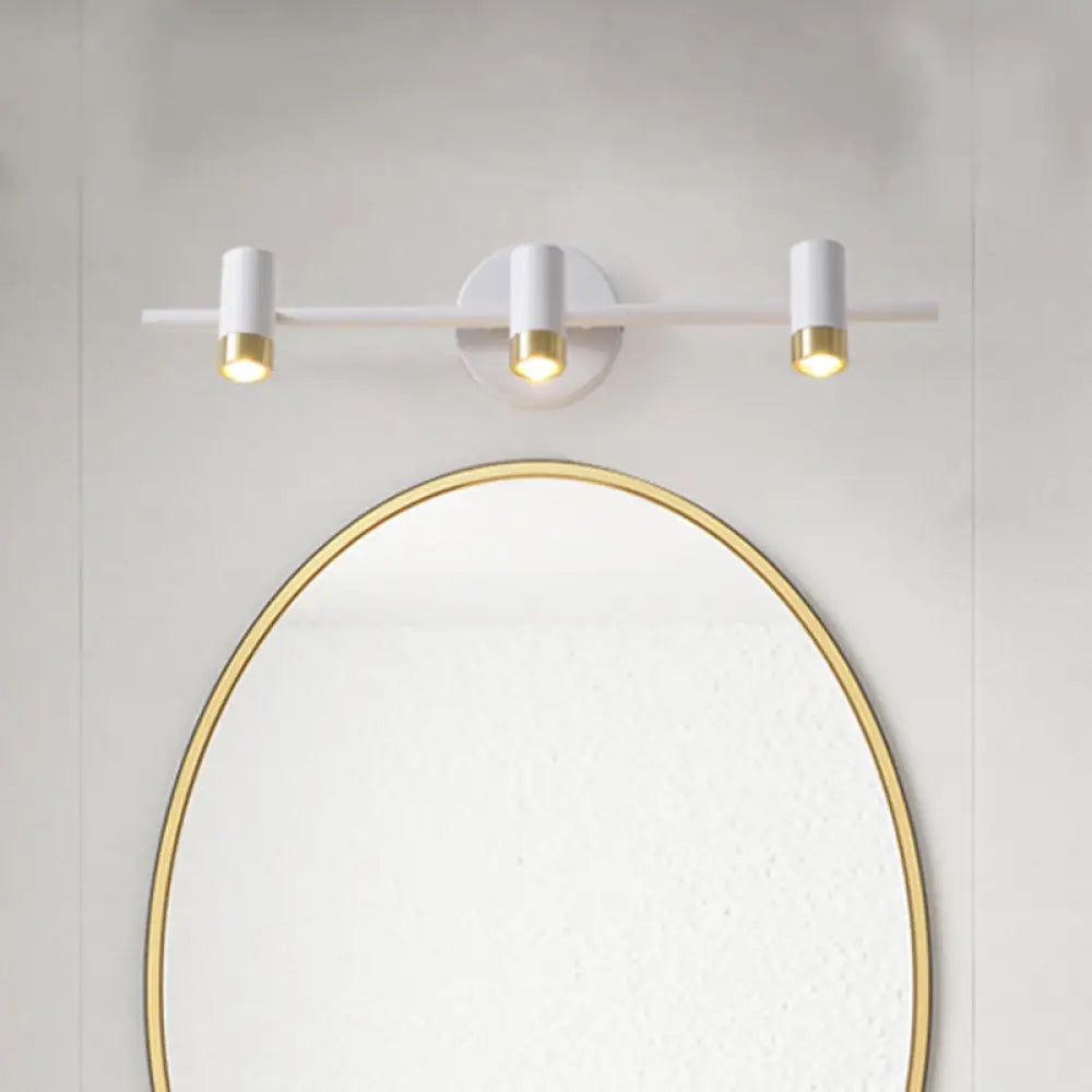DecorBites™ Minimalist Metallic 3-Arm Wall Mount Vanity Lamp for Bathroom