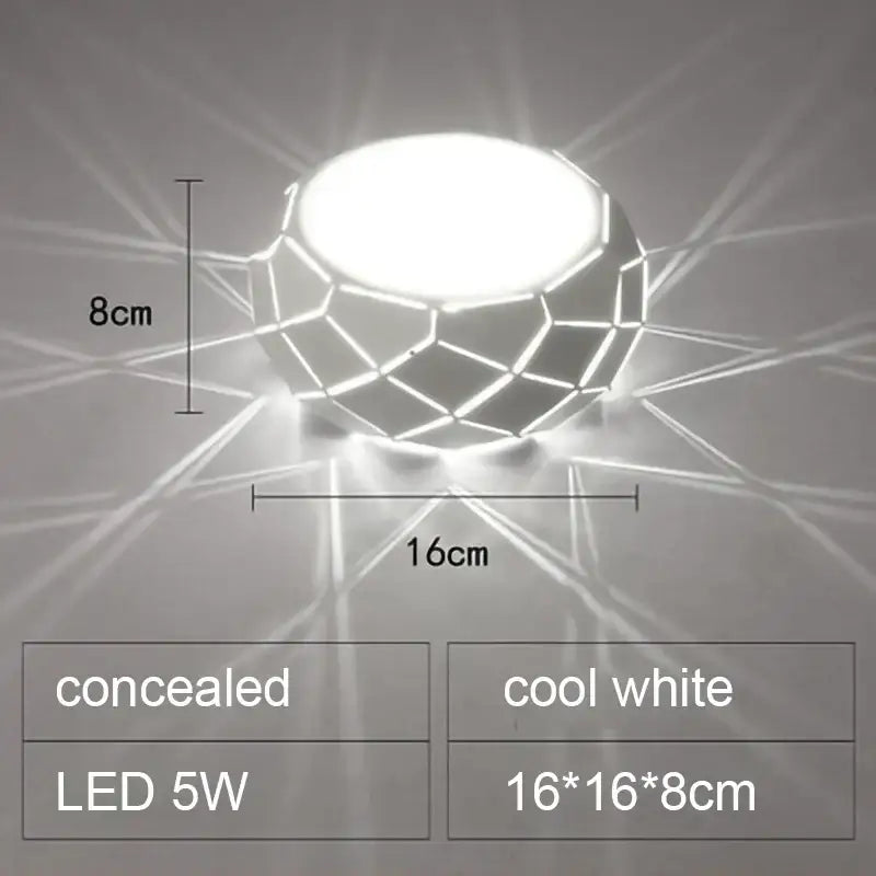 Minimalist metallic dimmable led ceiling light aisle cylinder lamp