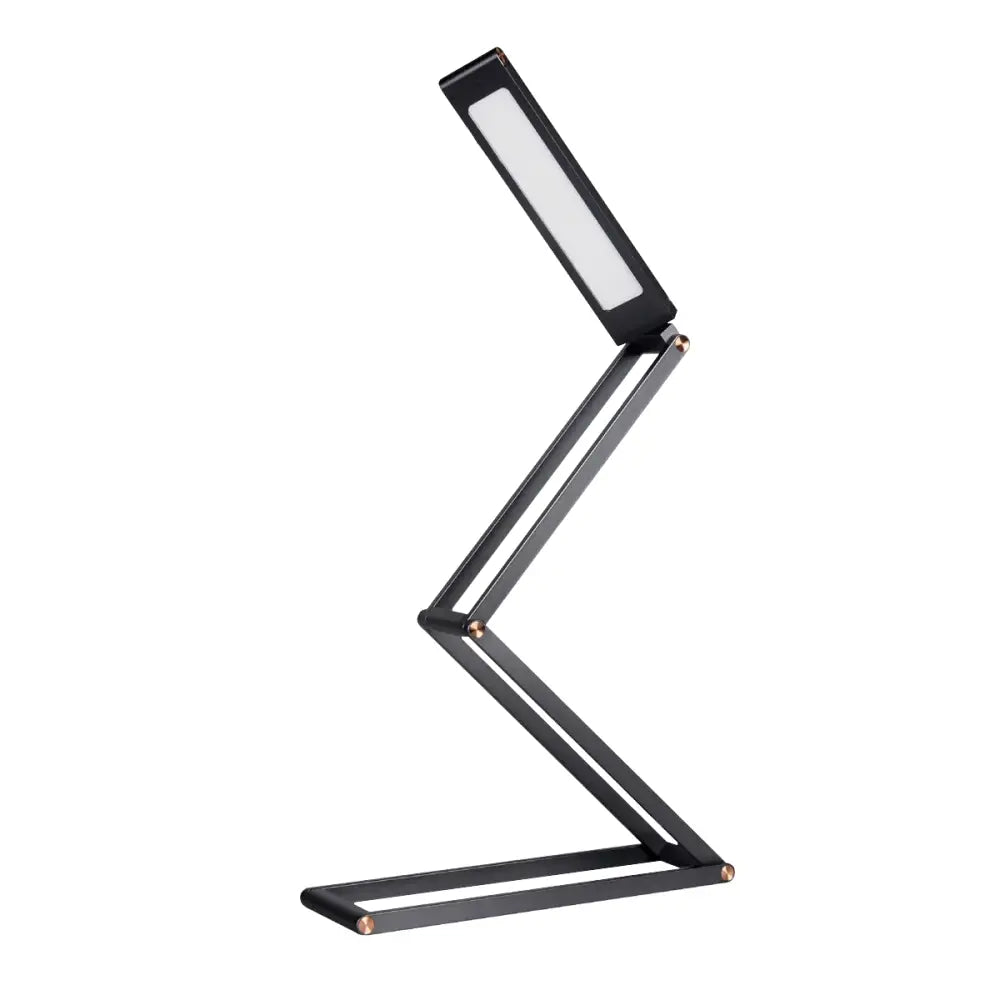 Minimalist silver foldable dimmable led desk lamp study room