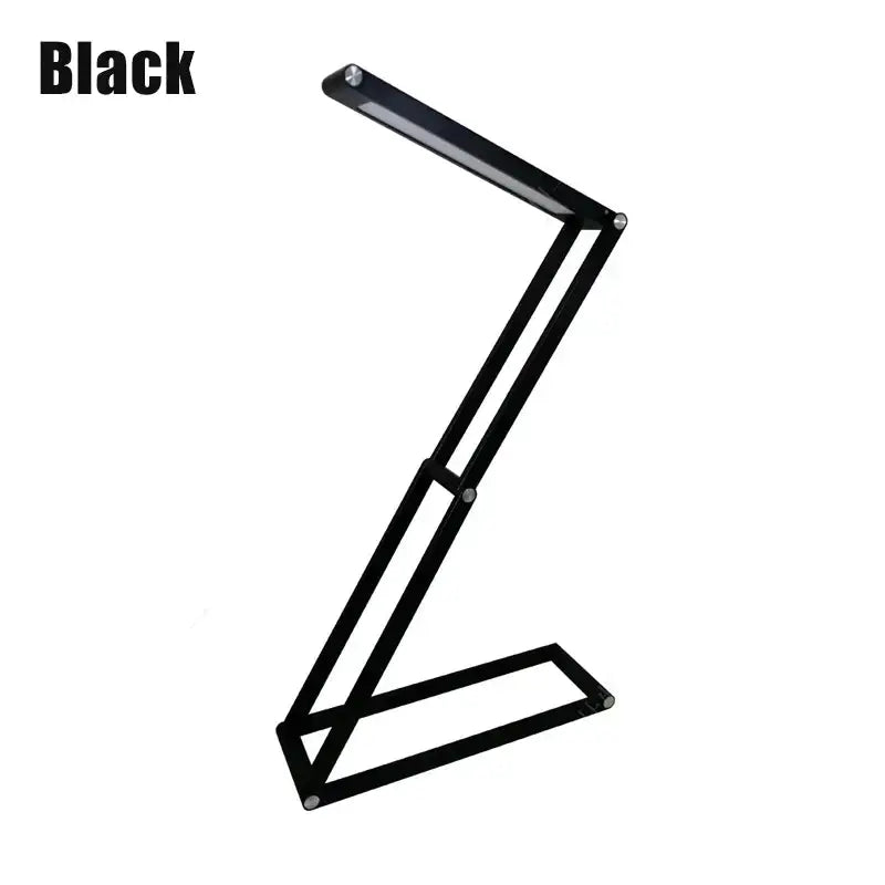 Minimalist silver foldable dimmable led desk lamp study room