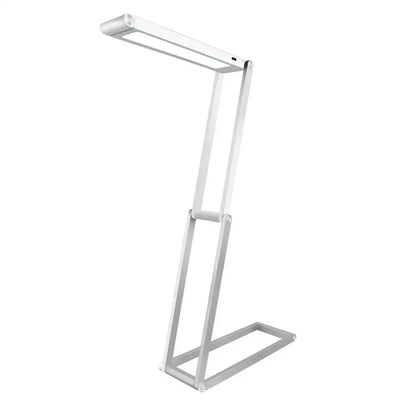 Minimalist silver foldable dimmable led desk lamp study room