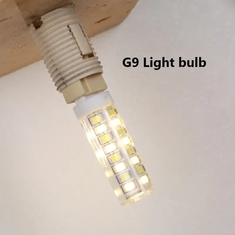 Minimalist stone and glass lampshade wall light for bedroom decor