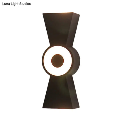 DecorBites™ Minimalist Tapered Metal Wall Sconce with LED Warm/White Light Fixture