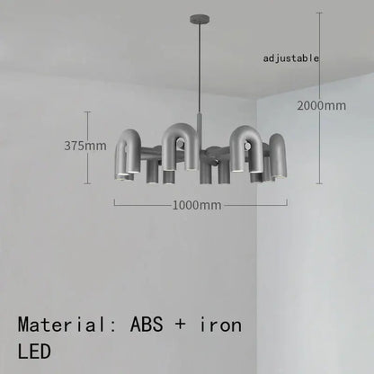 Minimalist terracotta cirkus tube wall sconce bedroom reading light