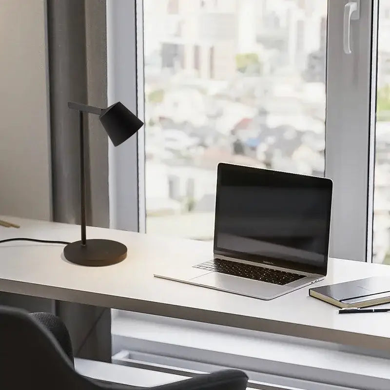 Minimalist terracotta dimmable desk light bedroom table lamp