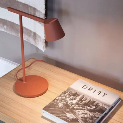 Minimalist terracotta dimmable desk light bedroom table lamp