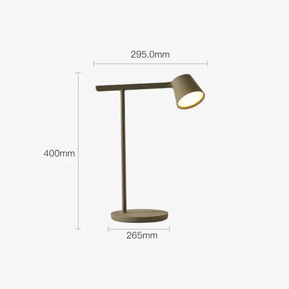 Minimalist terracotta dimmable desk light bedroom table lamp