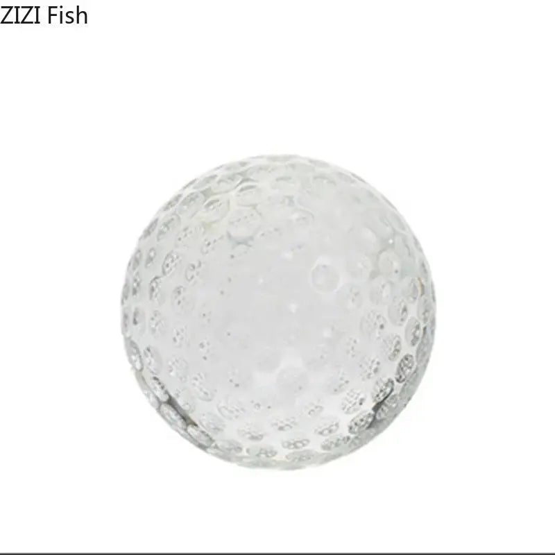 Minimalist textured glass crystal ball desk decoration bedroom decor