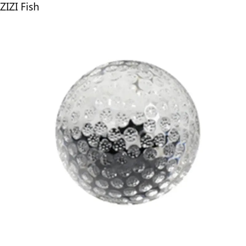 Minimalist textured glass crystal ball desk decoration bedroom decor