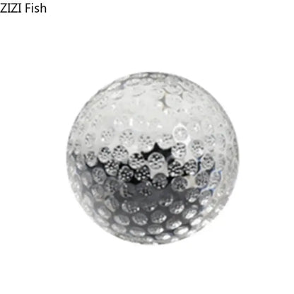 Minimalist textured glass crystal ball desk decoration bedroom decor