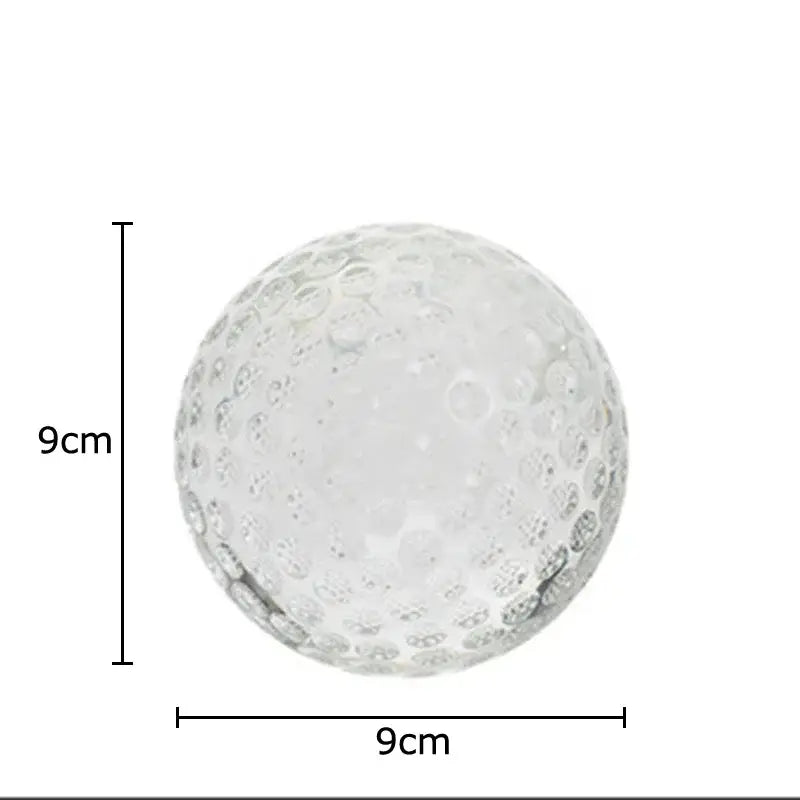 Minimalist textured glass crystal ball desk decoration bedroom decor