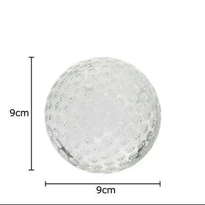 Minimalist textured glass crystal ball desk decoration bedroom decor