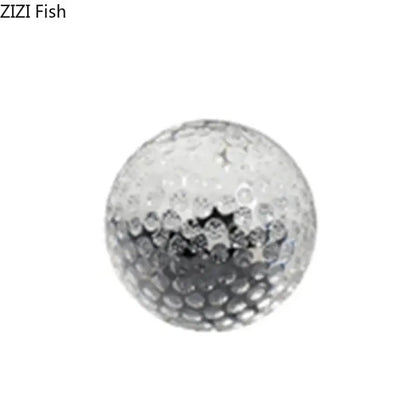 Minimalist textured glass crystal ball desk decoration bedroom decor
